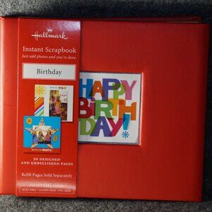 Hallmark Instant Scrapbook Birthday 20 Page Album NEW Photo Safe